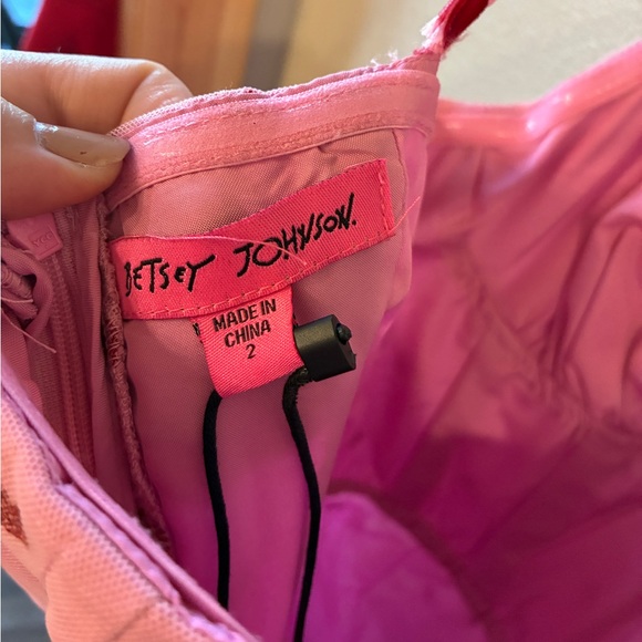 VIRAL VALENTINES DRESS BETSEY JOHNSON MESH SLIP SWEETHEART DRESS SIZE 2 NWT - Picture 9 of 9